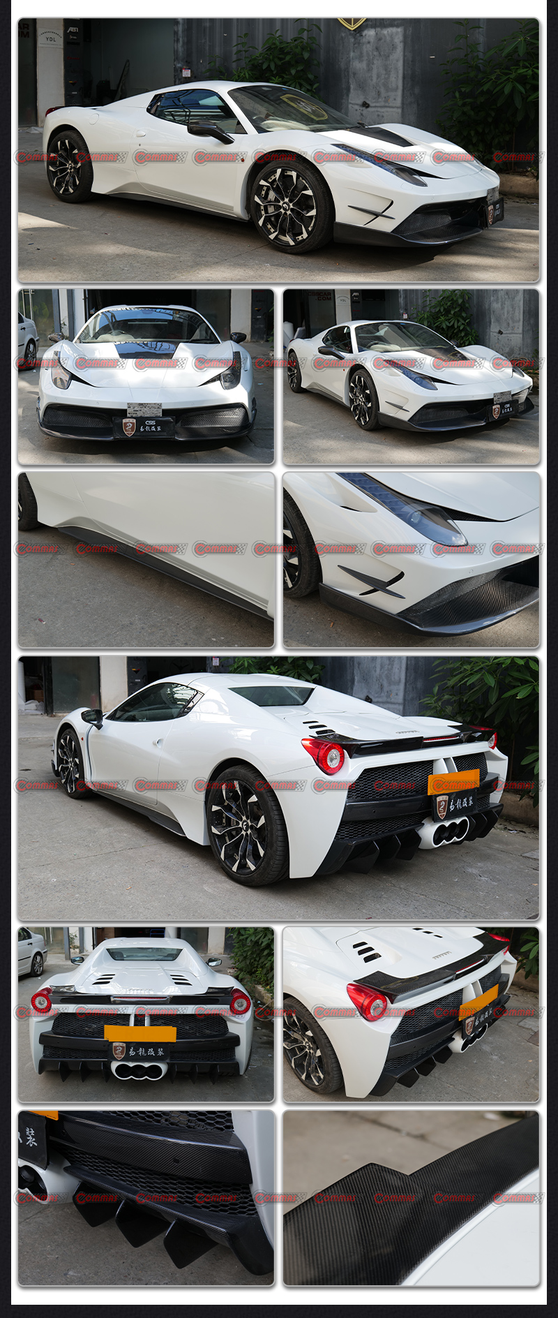 kit de carrocer&iacute;a ferrari 458 misha