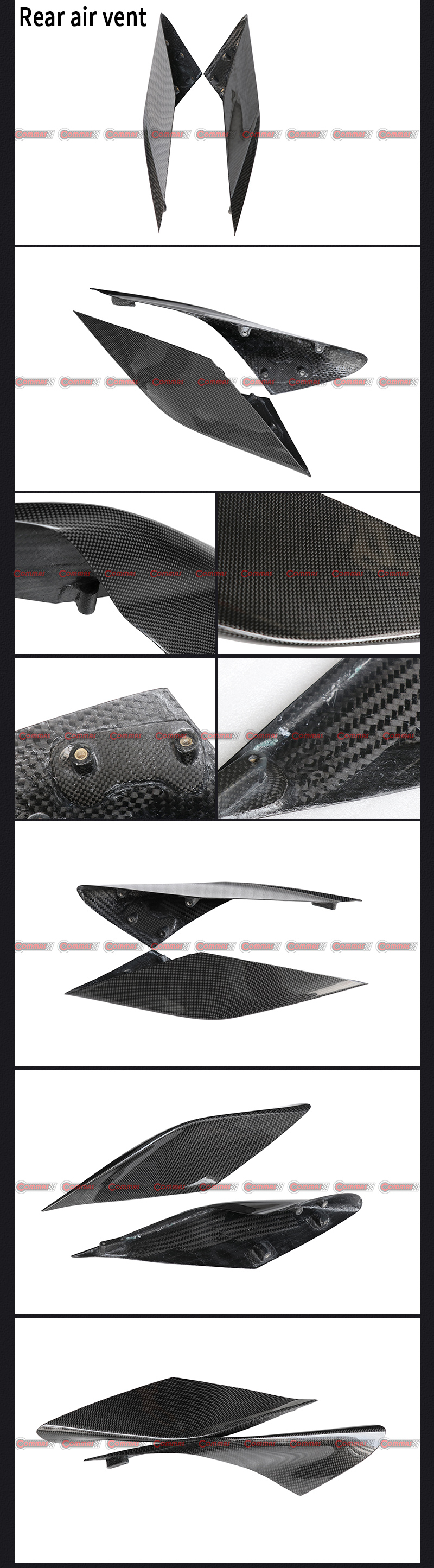 Ventilaci&oacute;n De Aire Trasera Para Ferrari F8