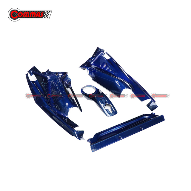 Cubierta del kit de carrocería del compartimento del motor de fibra de carbono estilo Mansory para Ferrari F8