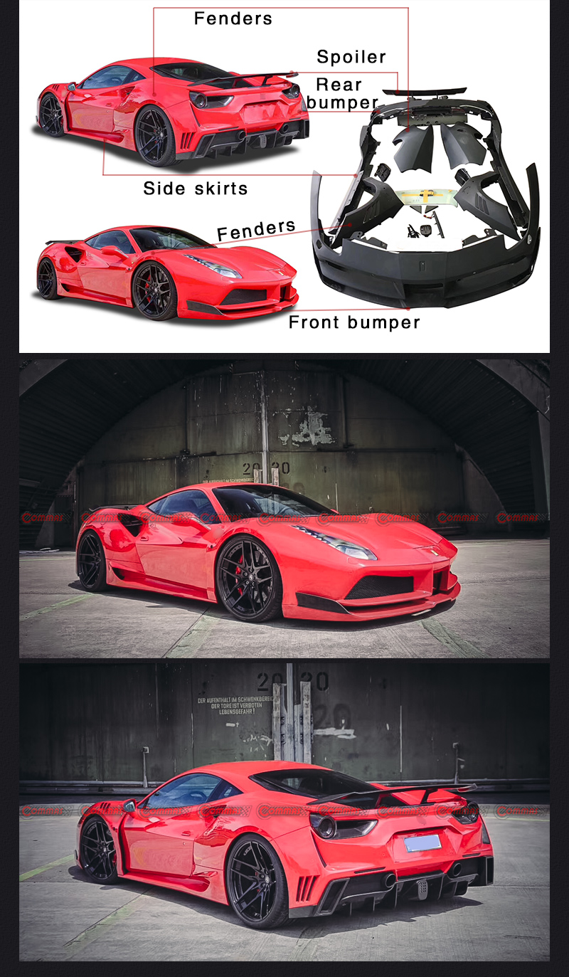 kit de carrocer&iacute;a ferrari 488 novitec