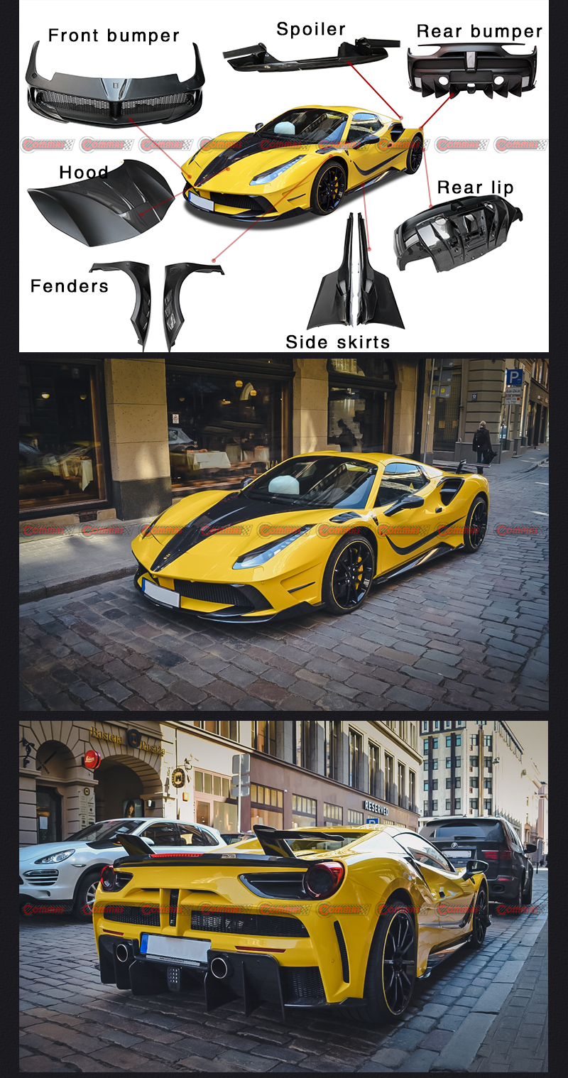 kit de carrocer&iacute;a mansory ferrari 488 gtb