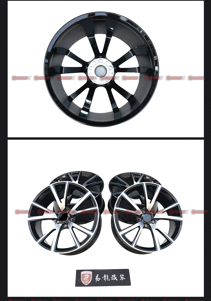 Llantas Bentayga dobladas de 22 pulgadas.