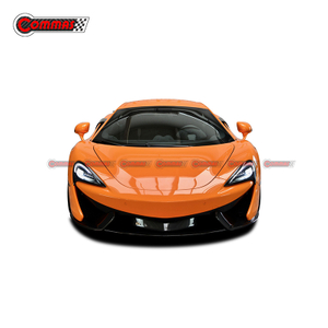 Difusor de labio delantero de fibra de carbono estilo Novitec para Mclaren 540C 570S