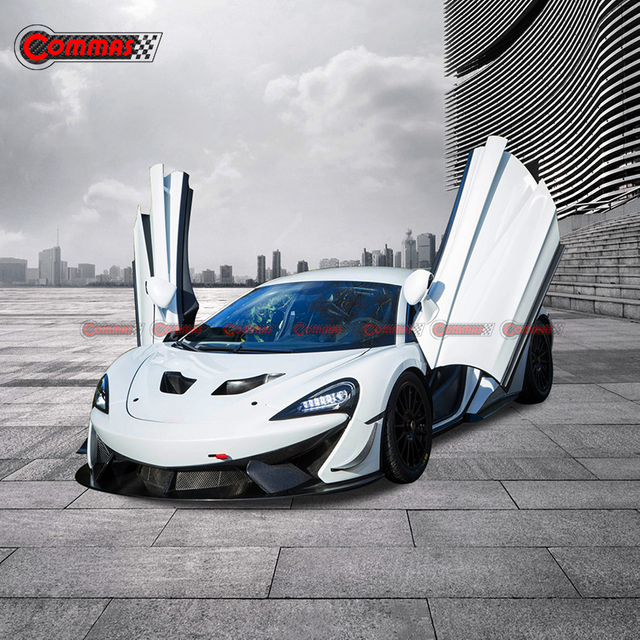 Parachoques delantero de fibra de carbono estilo GT4 para Mclaren 540C 570S