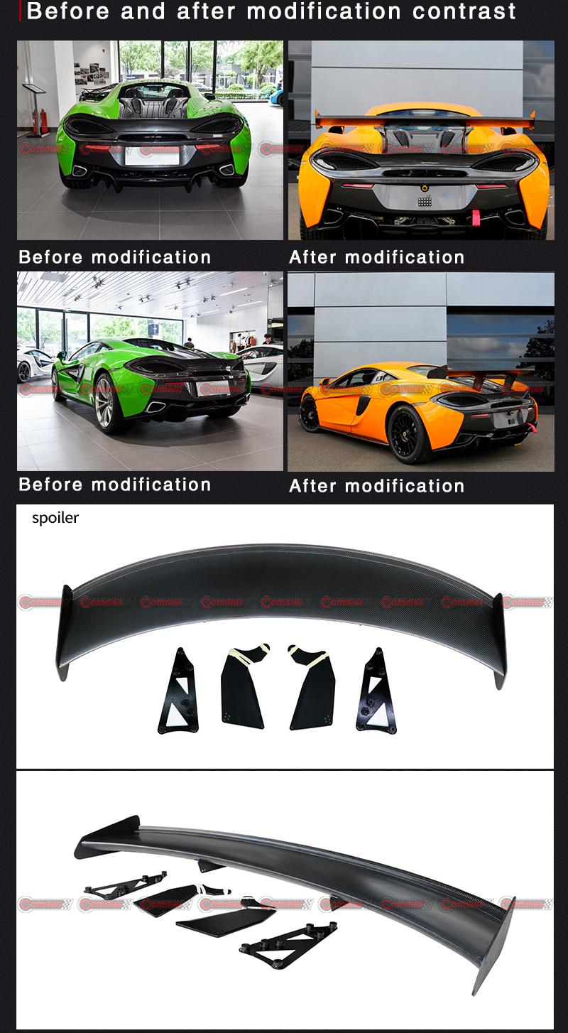 aler&oacute;n trasero mclaren 540c estilo gt4