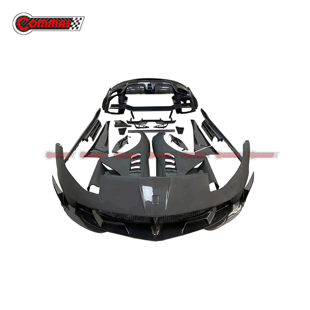 Kits de carrocería de media fibra de carbono estilo Mansory para Ferrari 812