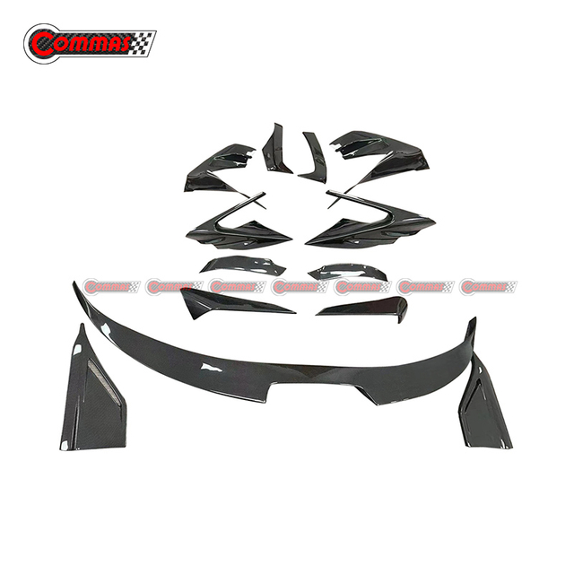 Kit de carrocería de fibra de carbono seco Ferrari F8 Mansory