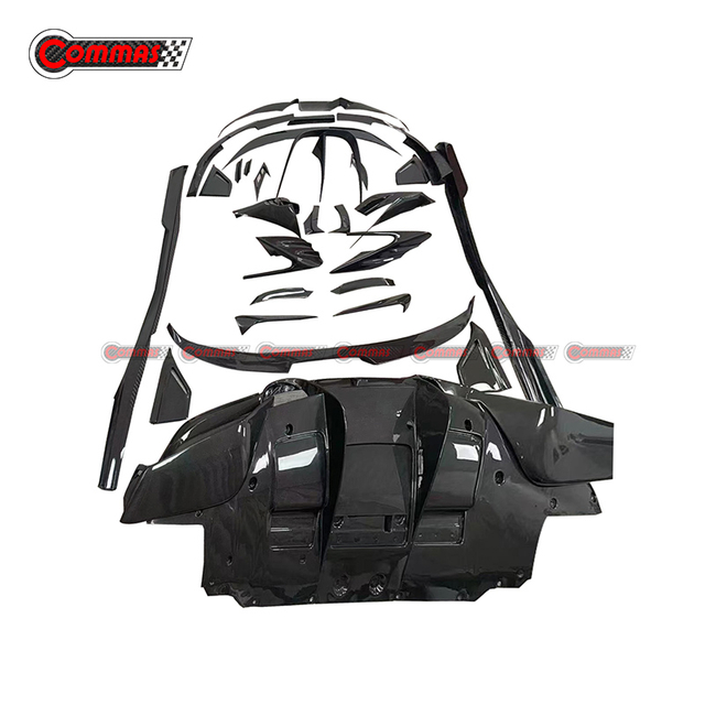 Kit de carrocería de fibra de carbono estilo Mansory para Ferrari F8