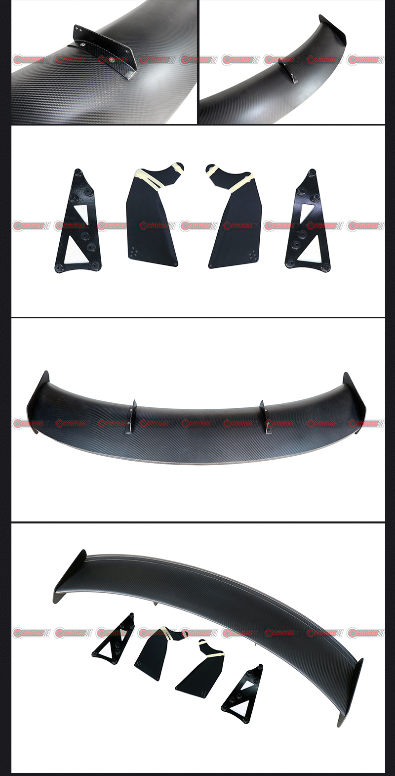 Aler&oacute;n trasero estilo gt4 mclaren 540c