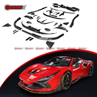Kits de carrocería Mansory de fibra de carbono para Ferrari F8
