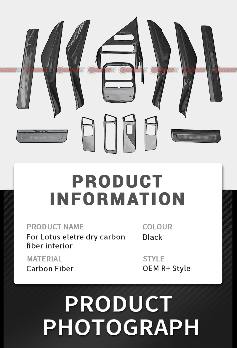 Accesorios interiores estilo OEM para lutos eleter