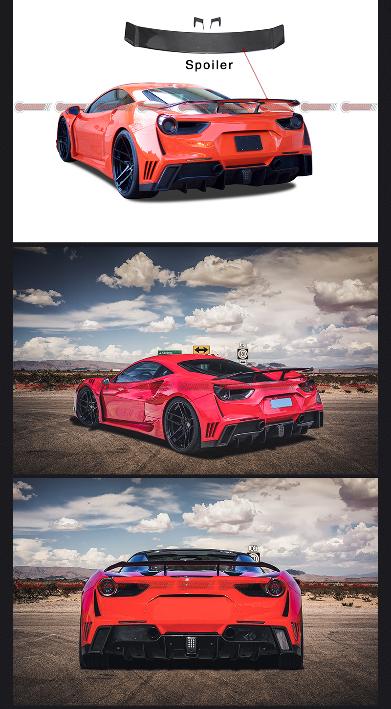 aler&oacute;n trasero ferrari 488 novitec ross