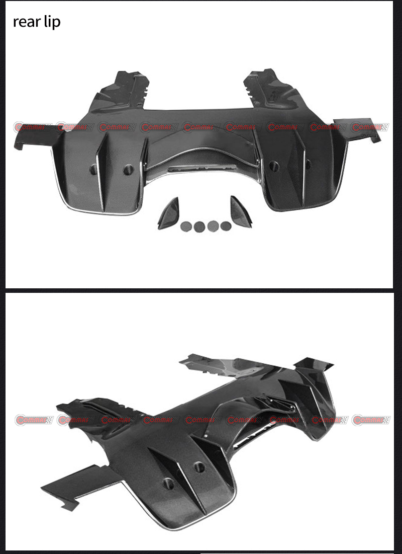 Velas negras mclaren mp4 12c labio trasero