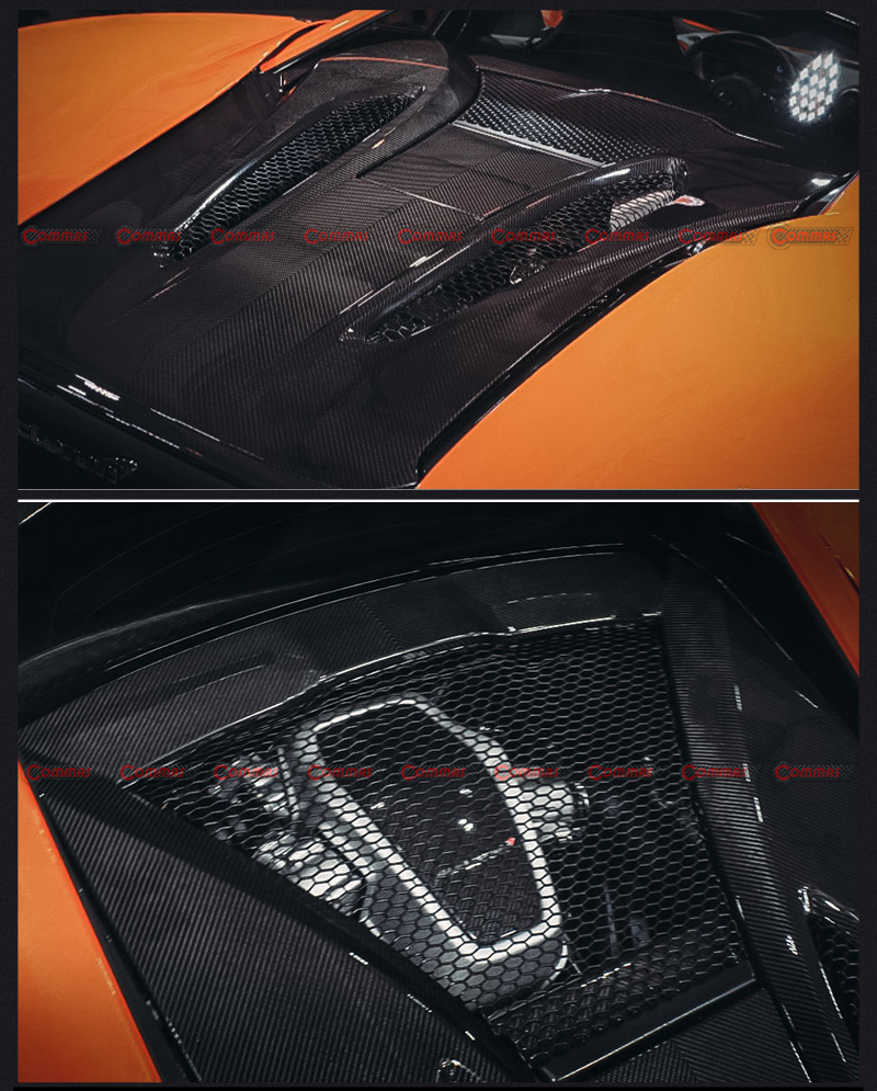 Cubierta del motor del maletero trasero