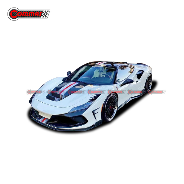 Kits de carrocería de fibra de carbono estilo Keyvany para Ferrari F8