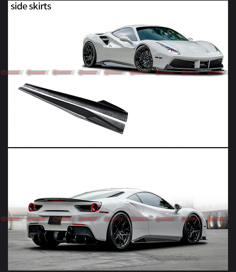 faldones laterales ferrari 488 vorsteiner