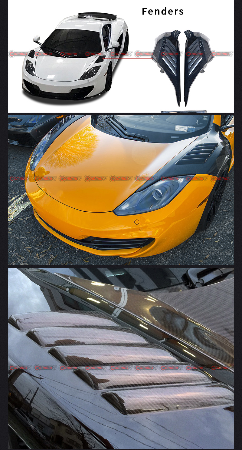 Guardabarros estilo gt3 mclaren mp4 12c