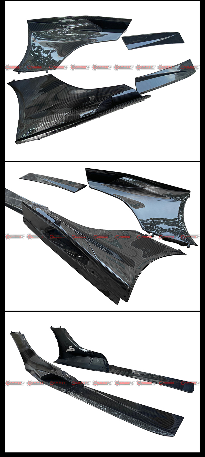 Faldones laterales estilo 675lt mclaren 650s