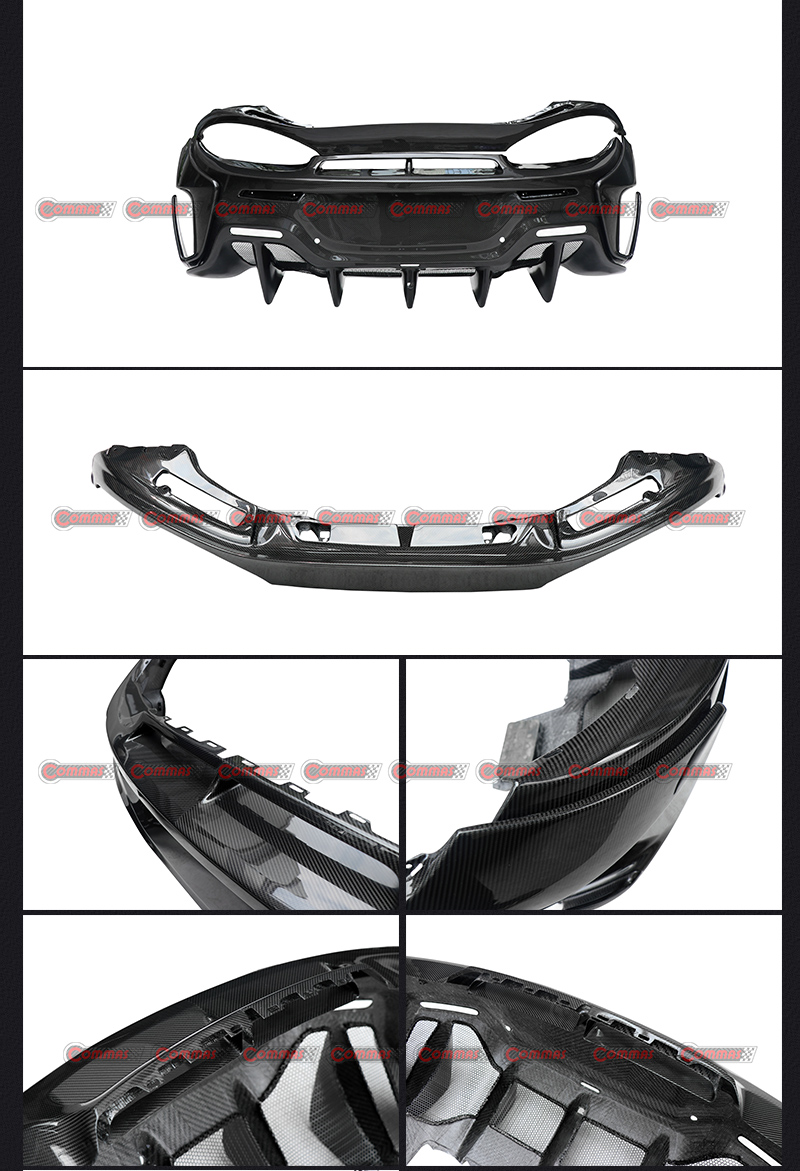 parachoques trasero mclaren 600lt