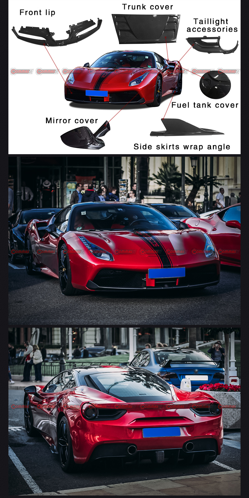 kit de carrocer&iacute;a capristo f488