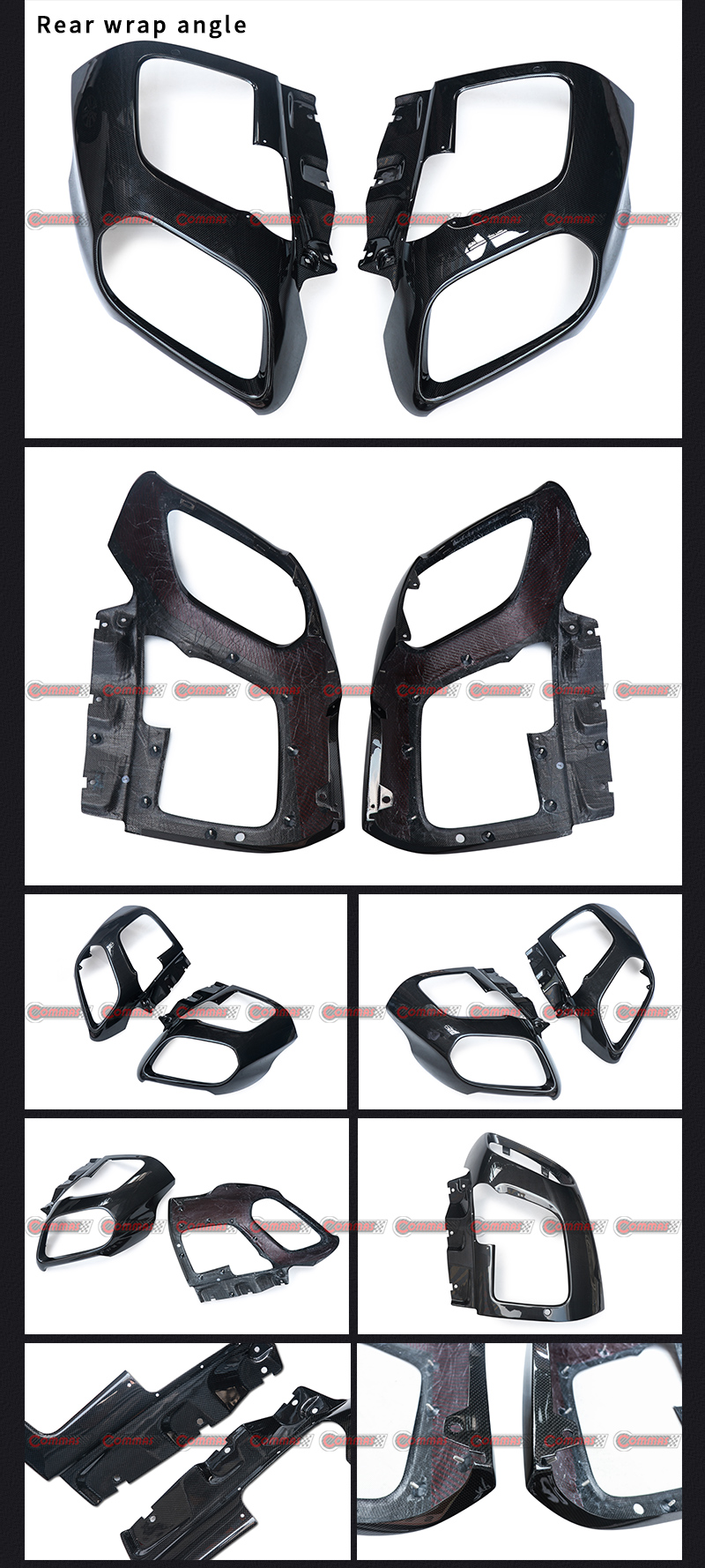 &aacute;ngulo de envoltura trasera para Ferrari 812