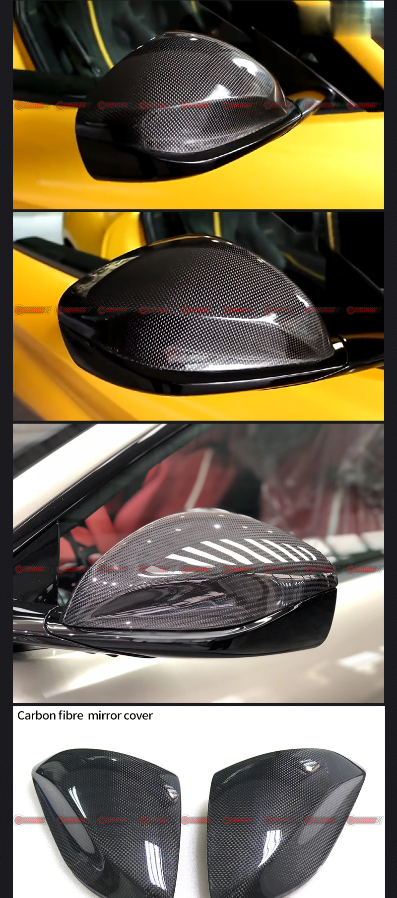 Cubierta de espejo retrovisor para Ferrari 812