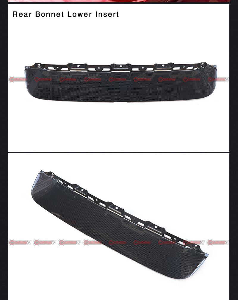 Inserto inferior del cap&oacute; trasero Ferrari 812