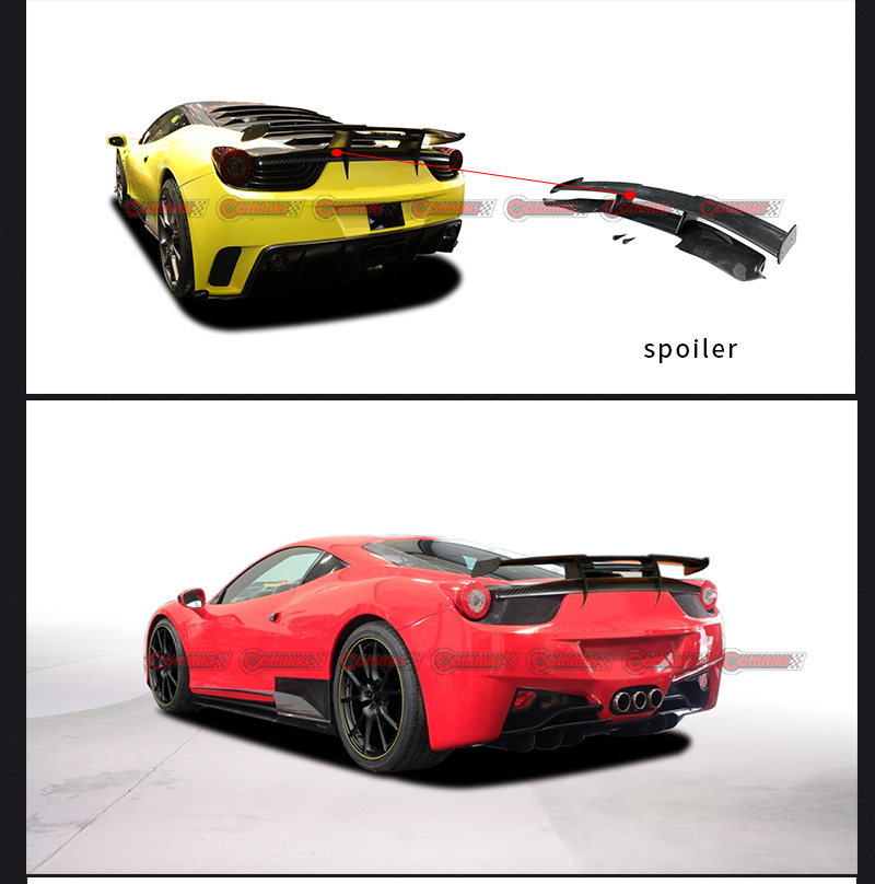 F458 aler&oacute;n trasero mansory