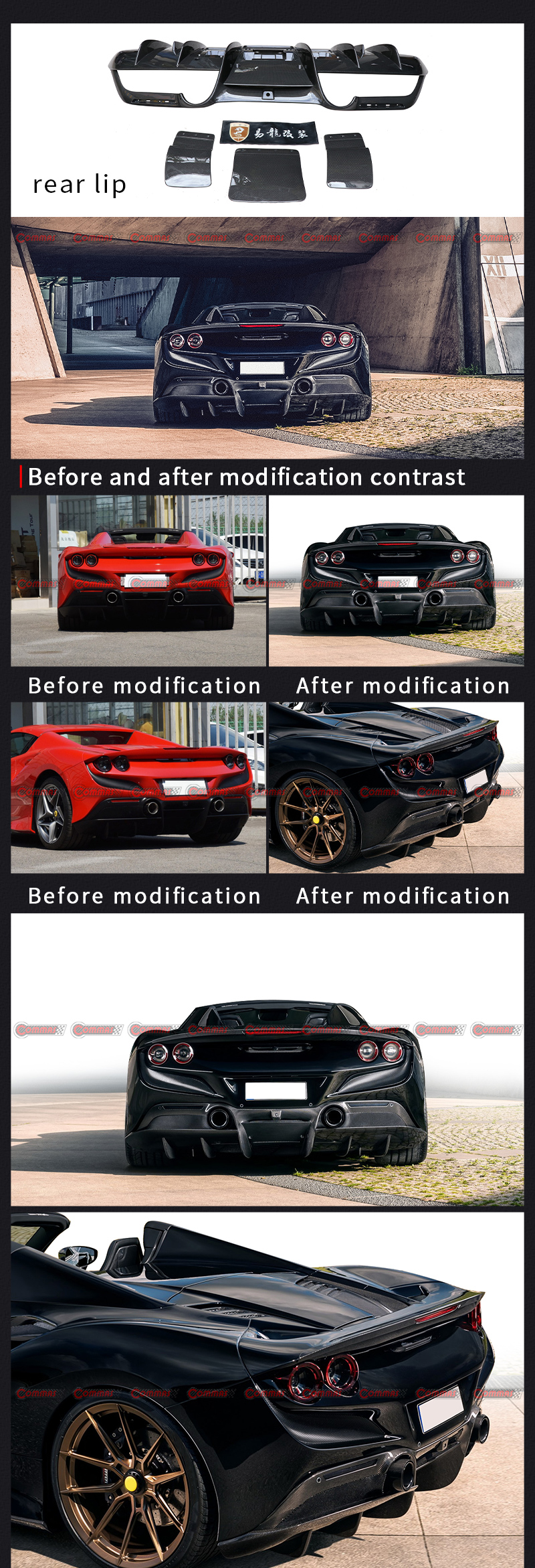 difusor trasero f8 novitec