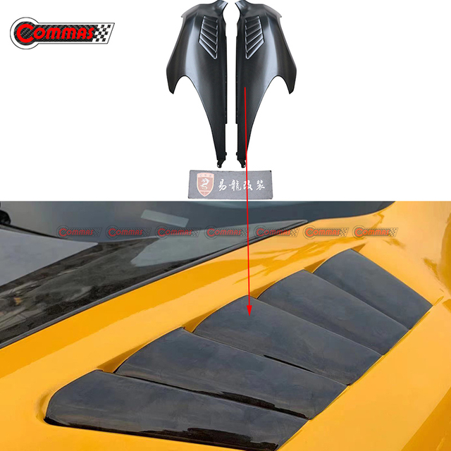 Guardabarros delantero de coche de fibra de carbono estilo 675lt para Mclaren Mp4 650s