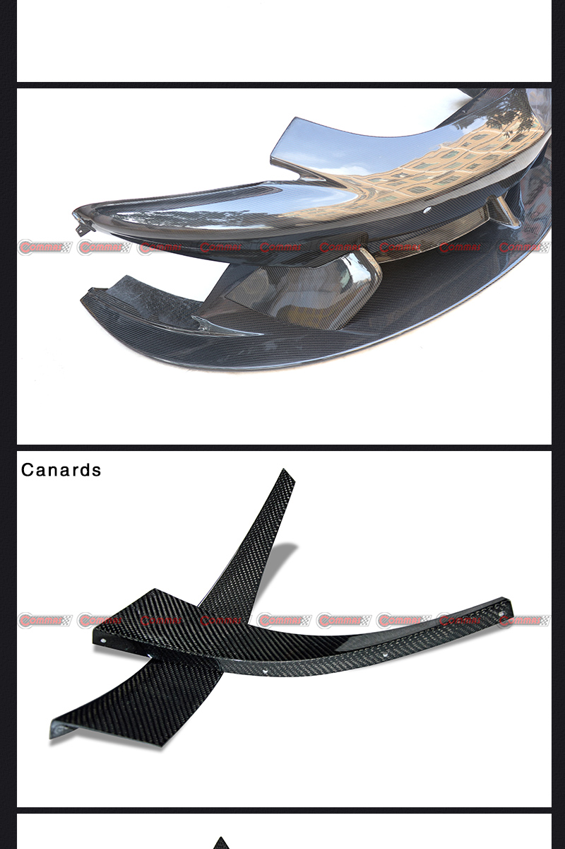 Parachoques delantero estilo gt4 mclaren 570s