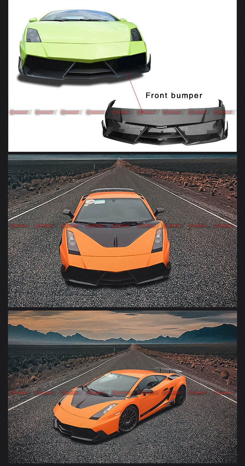 parachoques delantero lambroghini gallardo