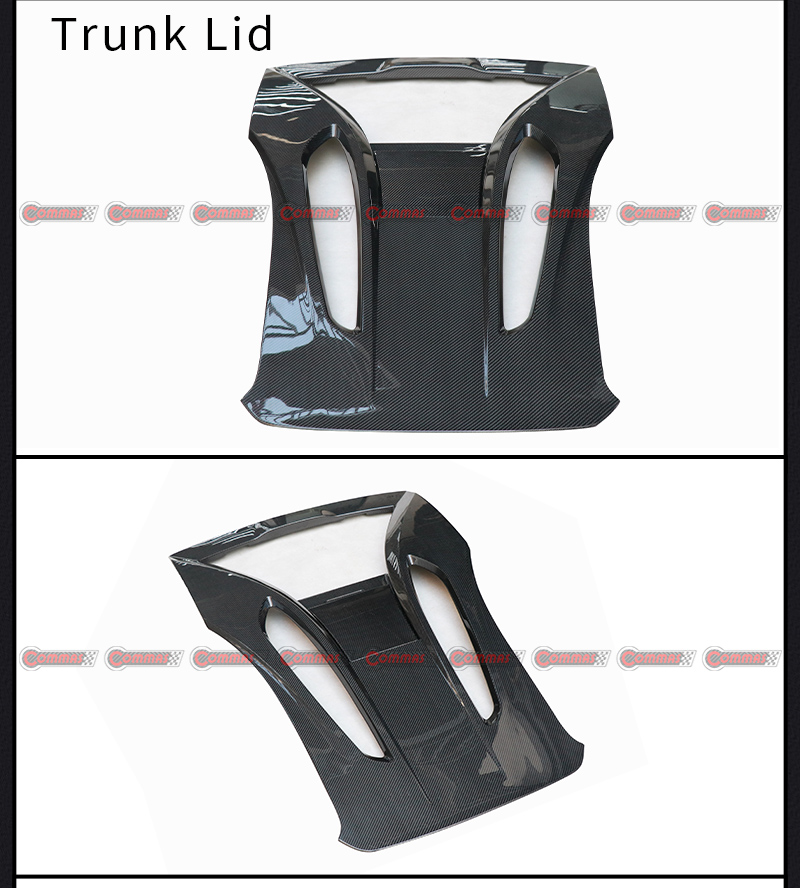 Cubierta del motor del maletero trasero