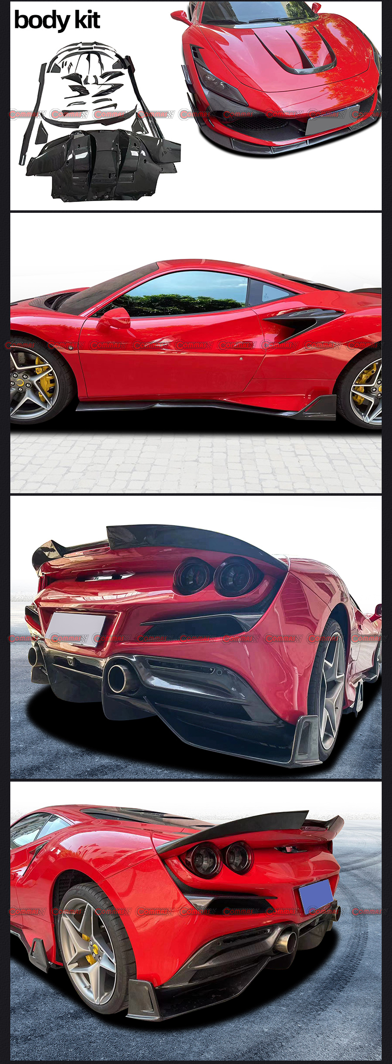 Kits de carrocer&iacute;a para Ferrari F8