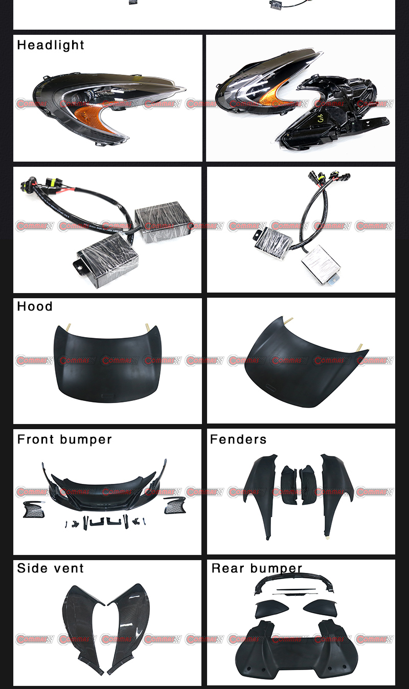 mclaren mp4 actualizaci&oacute;n 650s kit de carrocer&iacute;a