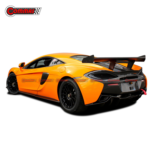 Alerón trasero de fibra de carbono estilo GT4 para Mclaren 540C 570S