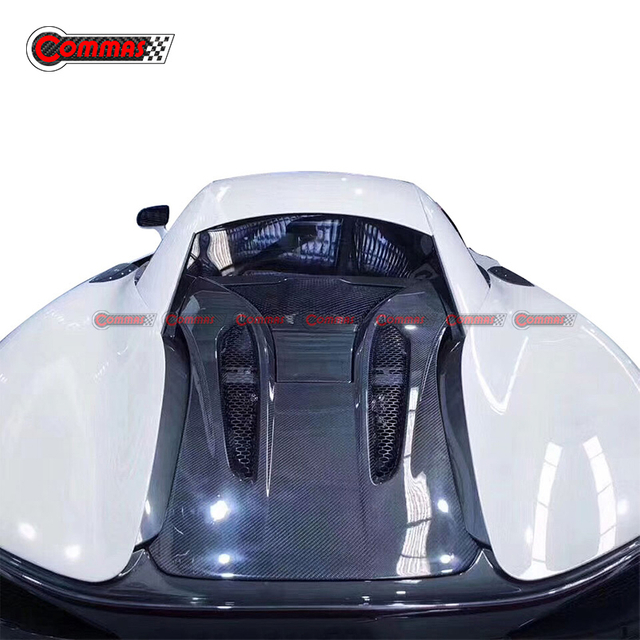 Cubierta de motor de maletero trasero de fibra de carbono OEM para Mclaren 540c 570s