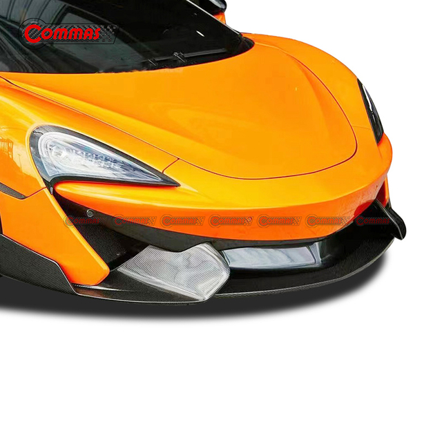  Ángulo de las esquinas del parachoques delantero de fibra de carbono 620R para McLaren 540C-570S