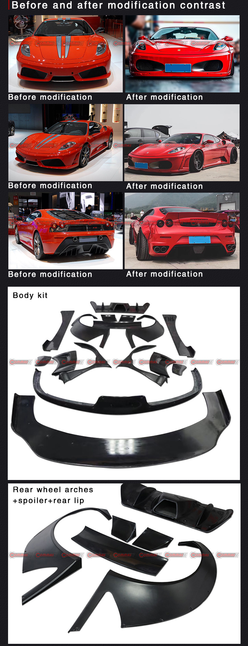 paseo estilo ferrari 430 LB