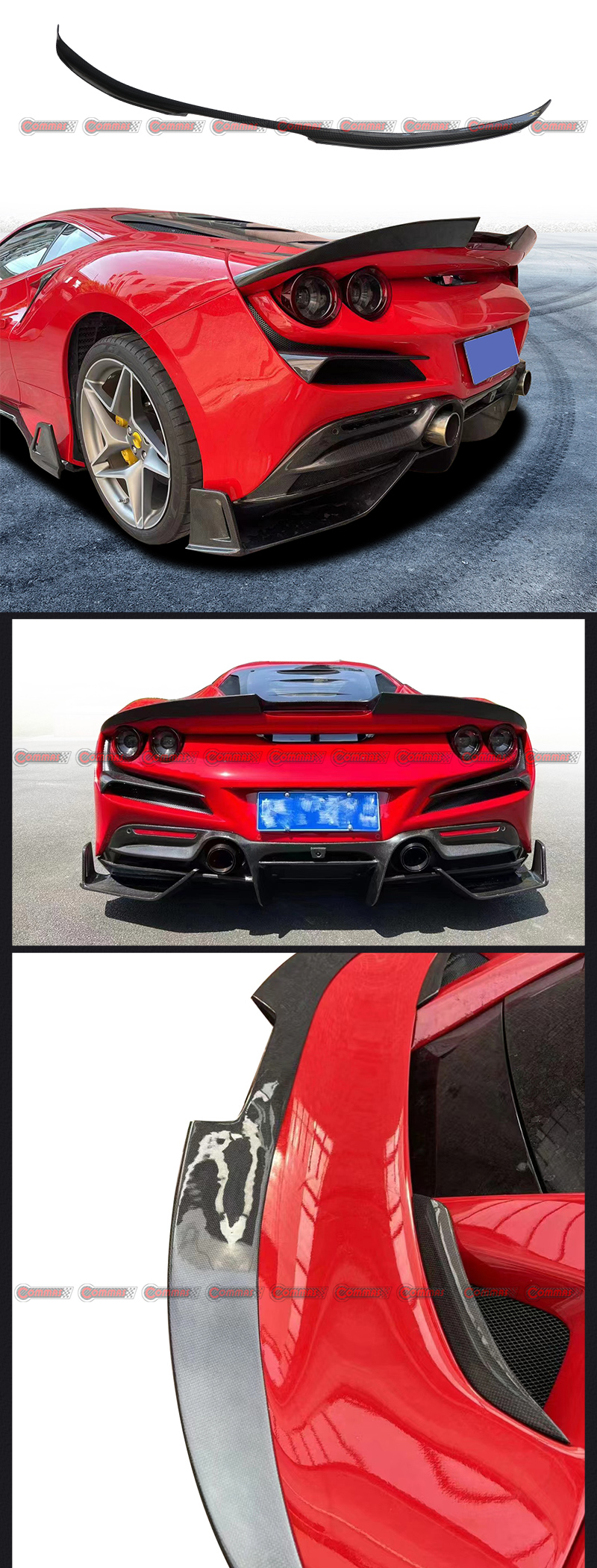 Aler&oacute;n para Ferrari F8