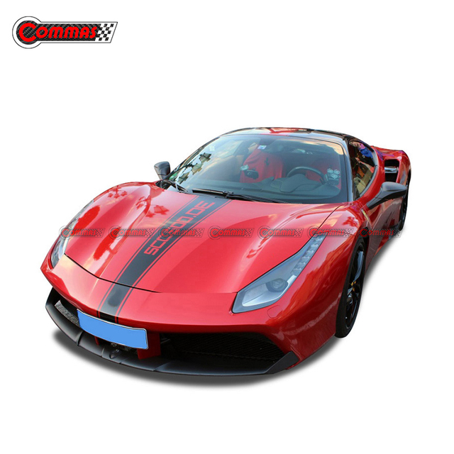 Kit de carrocería de fibra de vidrio estilo Capristo para Ferrari 488