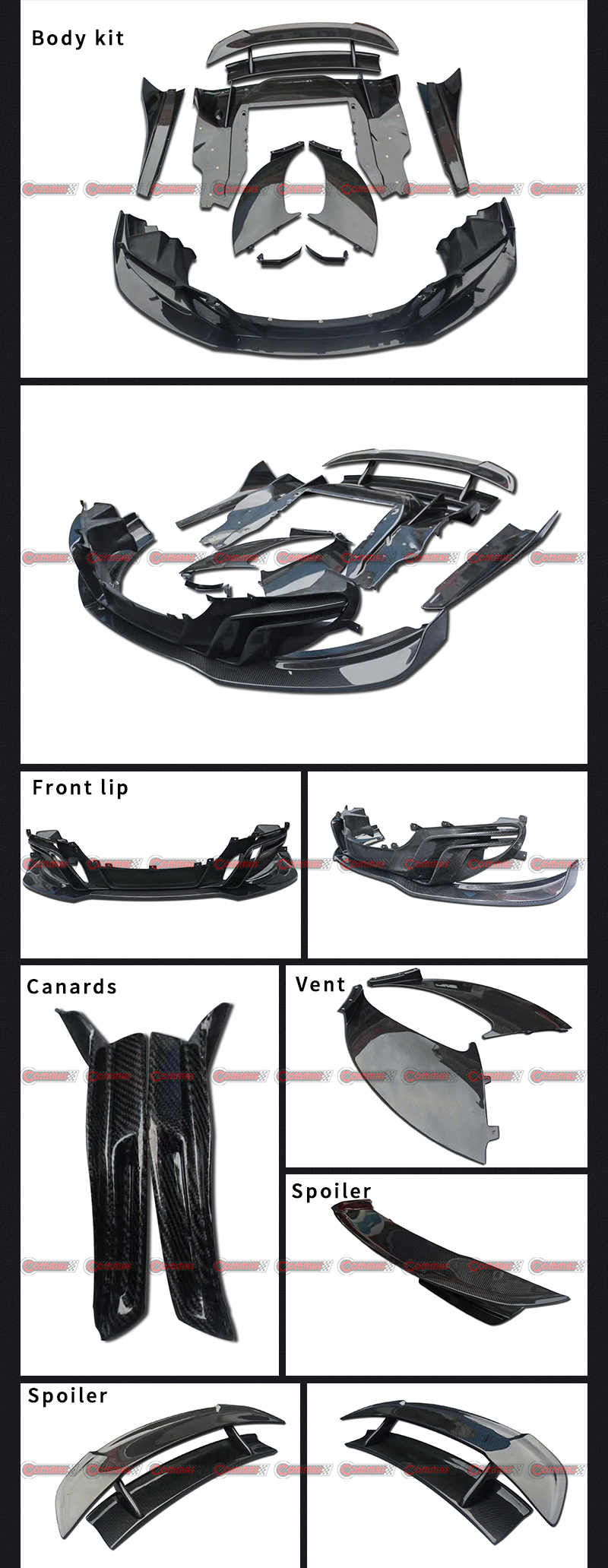 kit de carrocer&iacute;a estilo mclaren mp4 dmc