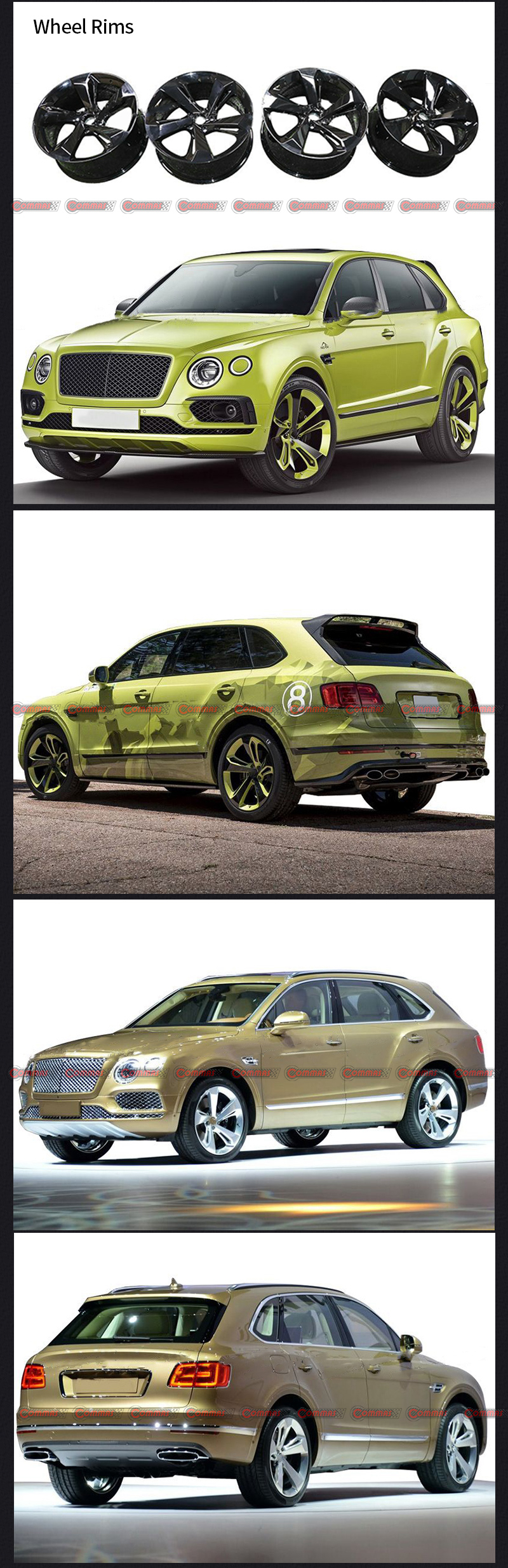 llantas dobladas bentayga