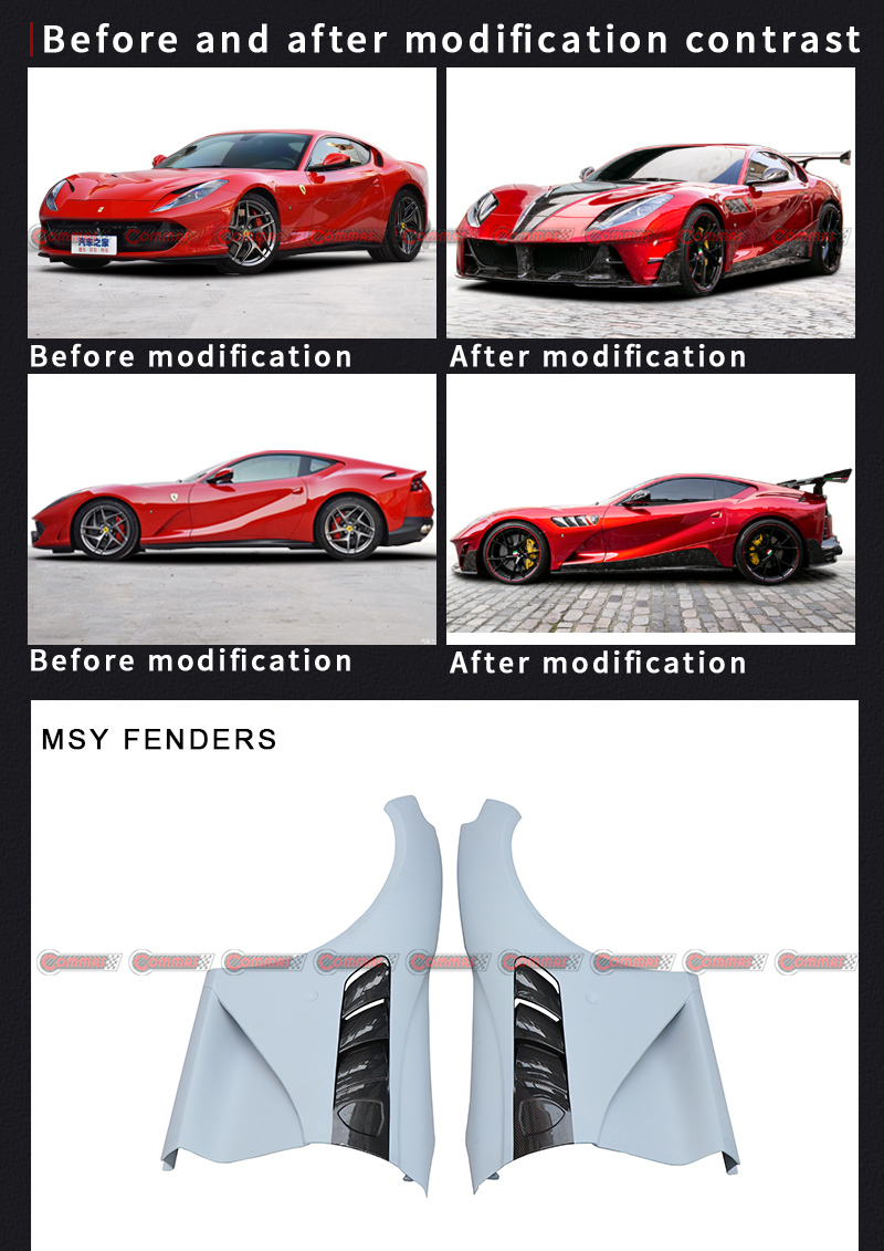 faldones laterales mansory ferrari 812