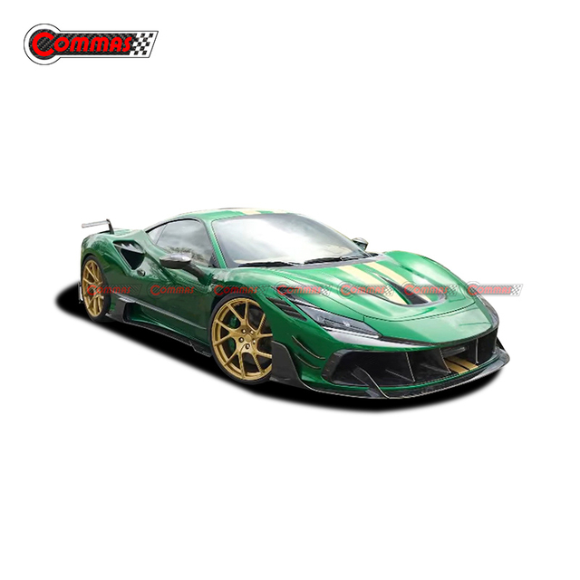 Kit de carrocería de fibra de carbono estilo Mansory para Ferrari F8