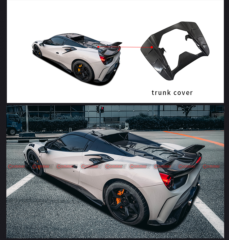 cubierta del maletero mansory ferrari 488