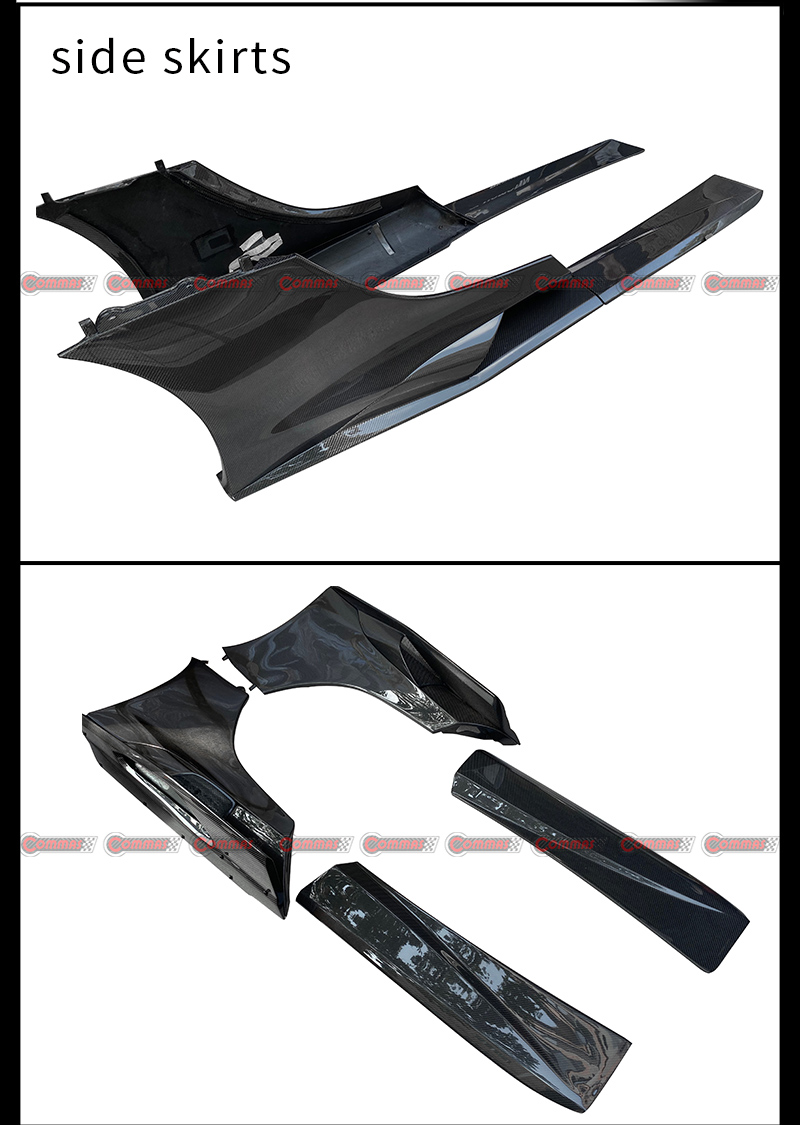 Faldones laterales estilo 675lt mclaren 650s