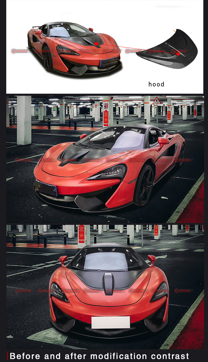 cubierta del motor novitec mclaren 540c