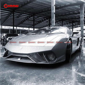 Kit de carrocería de parachoques delantero de fibra de carbono estilo rendimiento para Lambroghini Gallardo LP550 LP560 LP570