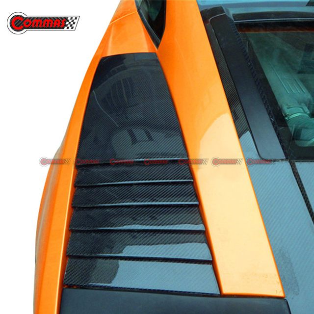 Ventilaciones laterales del motor de fibra de carbono estilo OEM para Lambroghini Gallardo LP550 LP560 LP570